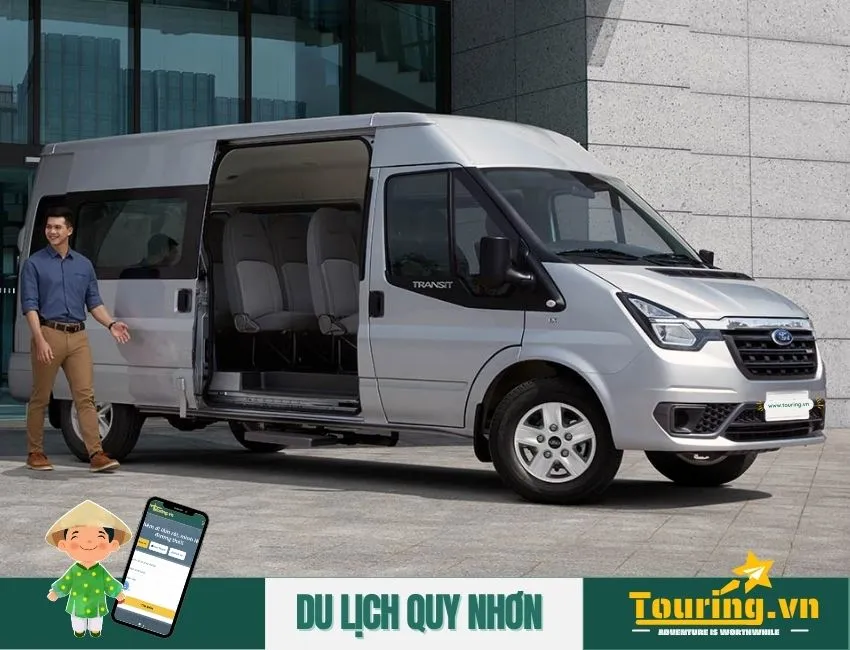 Thuê xe 16 chỗ Quy Nhơn đi Kỳ Co Eo Gió