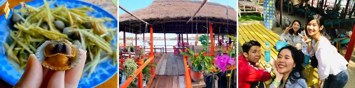 Ăn trưa và nghĩ ngơi tại Đầm Ô Loan