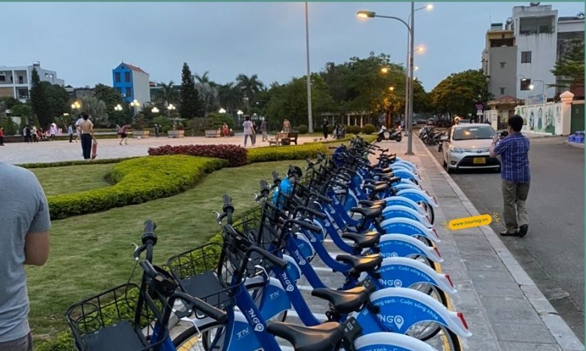 Ảnh xe đạp cho thuê ở Quy Nhơn