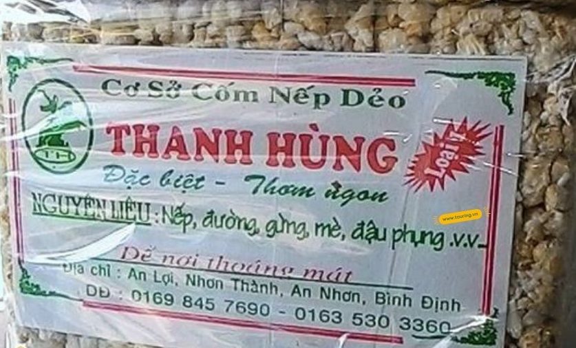 Đặc sản Cốm dẻo Bình Định Quy Nhơn