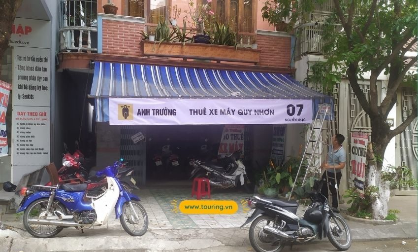 Xe máy phục vụ khách du lịch thuê tại Quy Nhơn