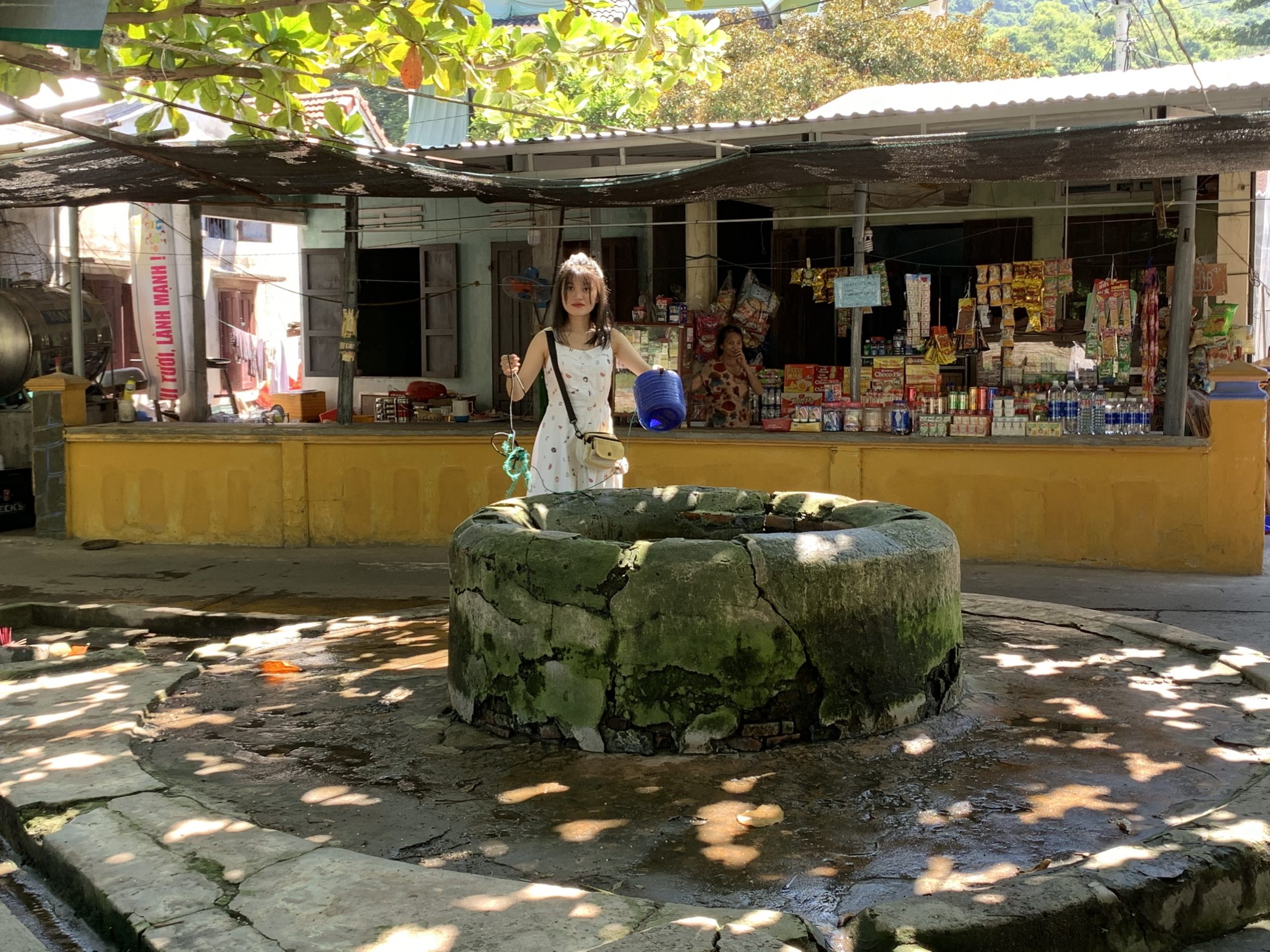 Một góc giếng cổ Champa