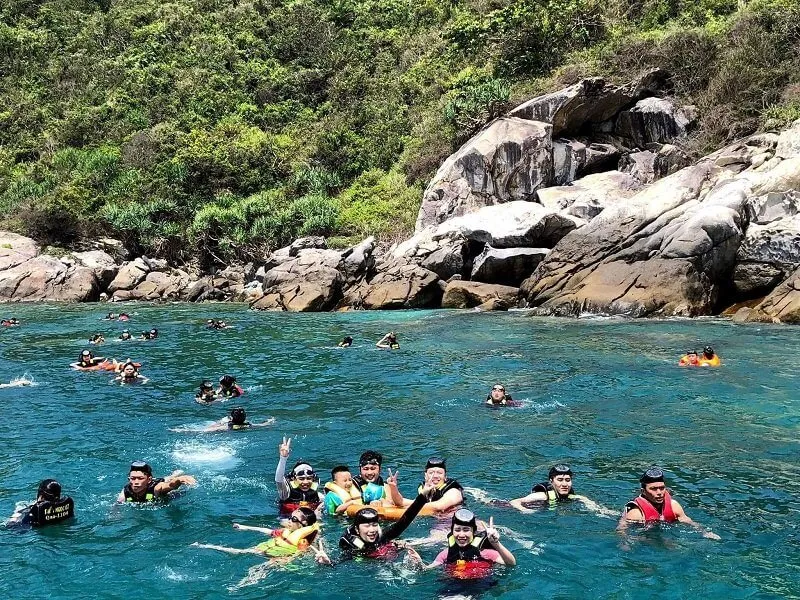 trải nghiệm tắm biển cực chill