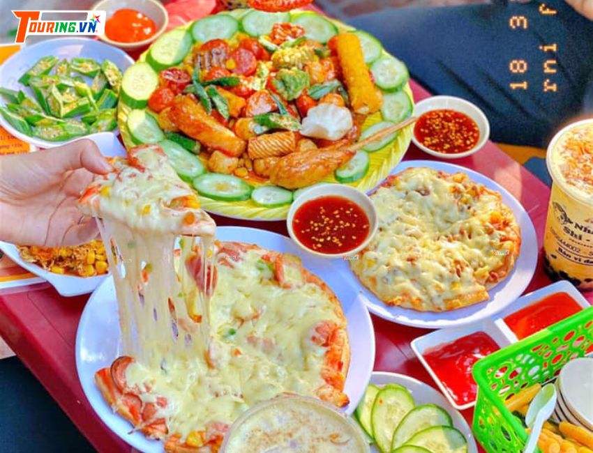 Quán ăn Pizza vỉa hè