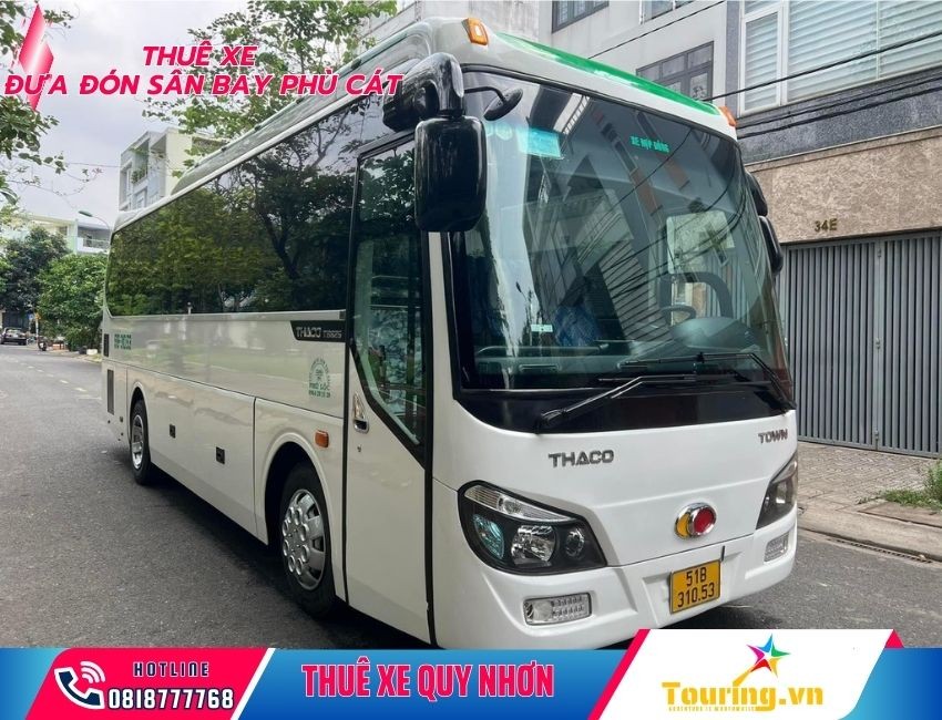 Thuê xe 29 chỗ đưa đón sân bay Phù Cát