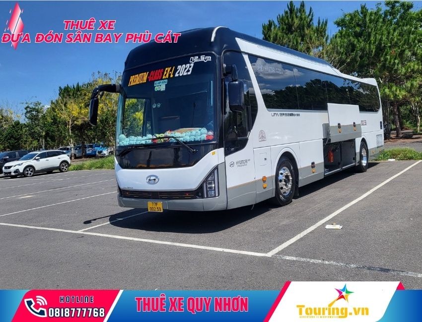 Thuê xe 45 chỗ đưa đón sân bay Phù Cát Quy Nhơn